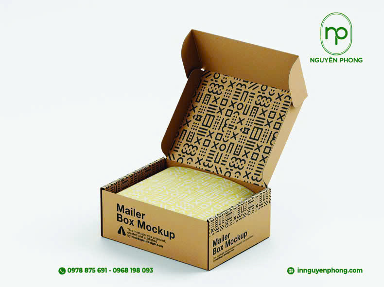 Hộp quà carton sóng F 